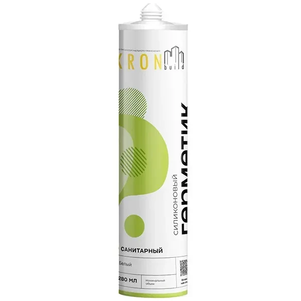 Герметик санитарный KRONBUILD 280мл белый купить ТД АЛЬФА