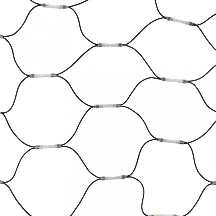 Гирлянда светодиодная "Сеть" 2х4м 560LED бел. 50Вт 220-240В IP67 провод каучук черн. Neon-Night 217-135