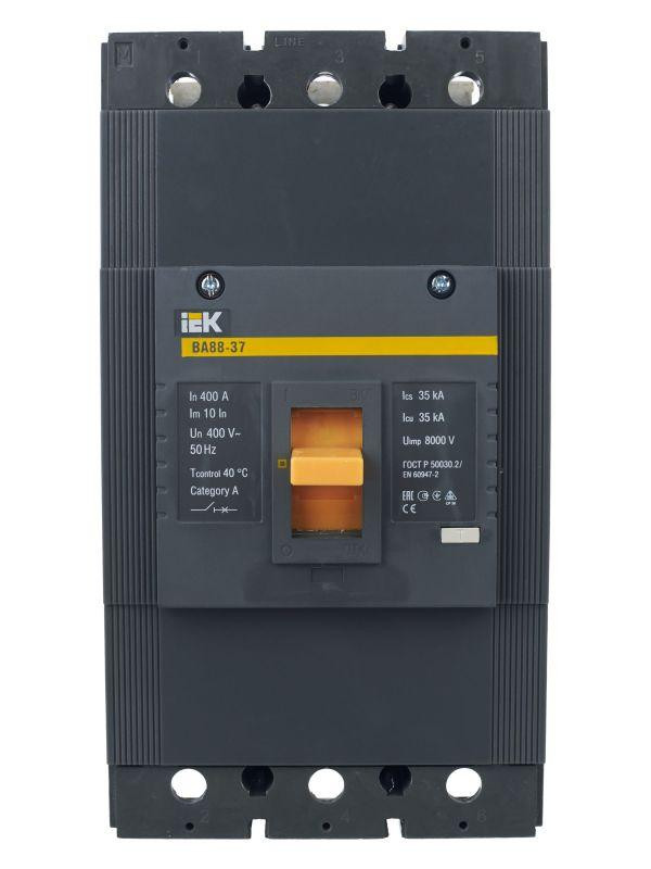 Выключатель автоматический 3п 400А 35кА ВА 88-37 KARAT IEK SVA40-3-0400