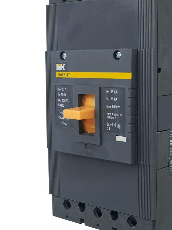 Выключатель автоматический 3п 400А 35кА ВА 88-37 KARAT IEK SVA40-3-0400