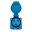 Розетка наружн. уст. 32А 220В 2P+РЕ IP44 (123) EKF ps-123-32-220