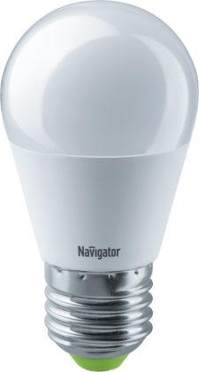 Лампа светодиодная 94 479 NLL-P-G45-5-230-4K-E27 5Вт шар 4000К нейтр. бел. E27 370лм 176-264В Navigator 94479
