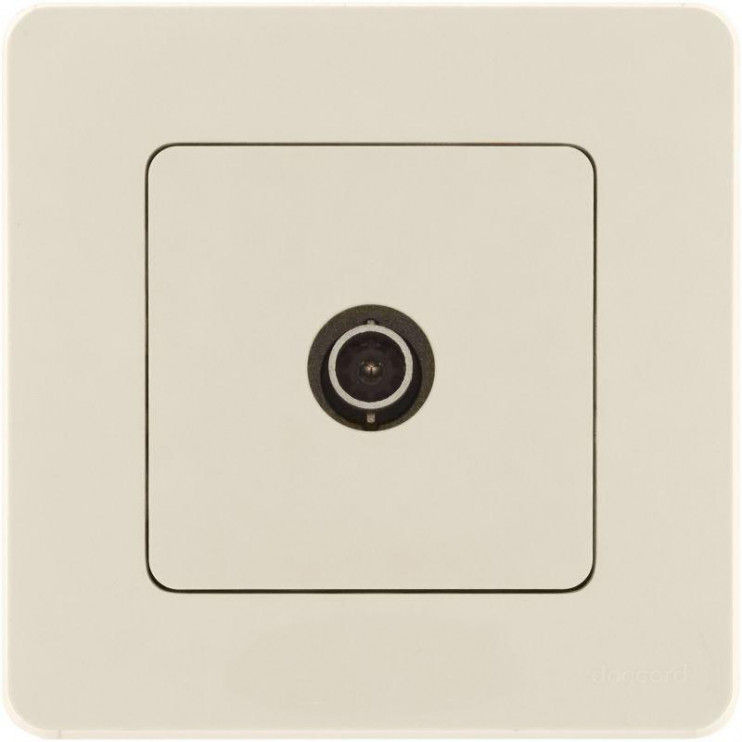 Розетка телевизионная TV Inspiria 2дБ 0-2400мГц с топологией "звезда" механизм сл. кость Leg 673851