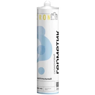 Герметик силиконовый KRONBUILD нейтральный 280мл бесцветный