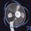 Вентилятор напольный EFF-1003D Electrolux НС-1187092