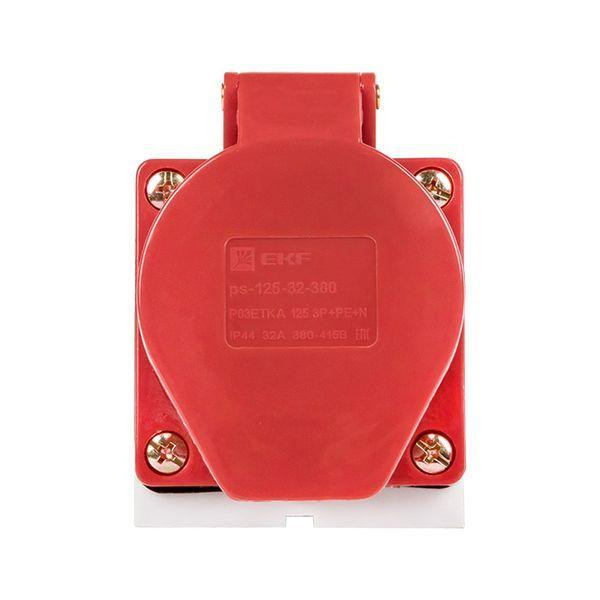 Розетка наружн. уст. 32А 380В 3P+РЕ+N IP44 (125) EKF ps-125-32-380