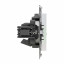 Розетка компьютерная 2-м СП Pixel RJ45 кат.5E механизм перламутр. TOKOV ELECTRIC TKE-PX-RC2-C04