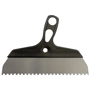 Шпатель зубчатый 400мм фасадный ПРОФИ ДЕЛЬТА     