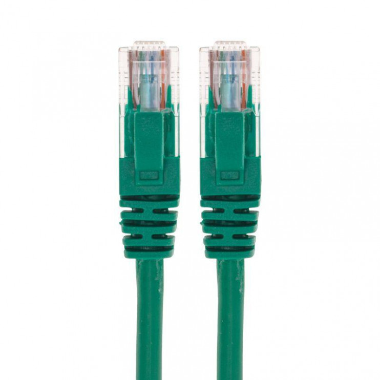 Патч-корд U/UTP CAT 5e RJ45-RJ45 26AWG LSZH зел. 1.5м Rexant 02-0106-105