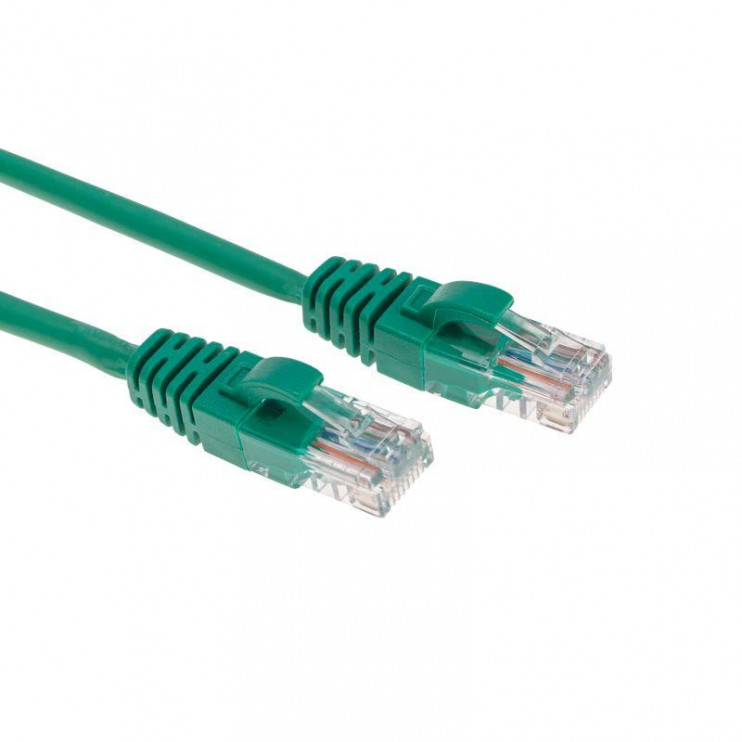 Патч-корд U/UTP CAT 5e RJ45-RJ45 26AWG LSZH зел. 1.5м Rexant 02-0106-105