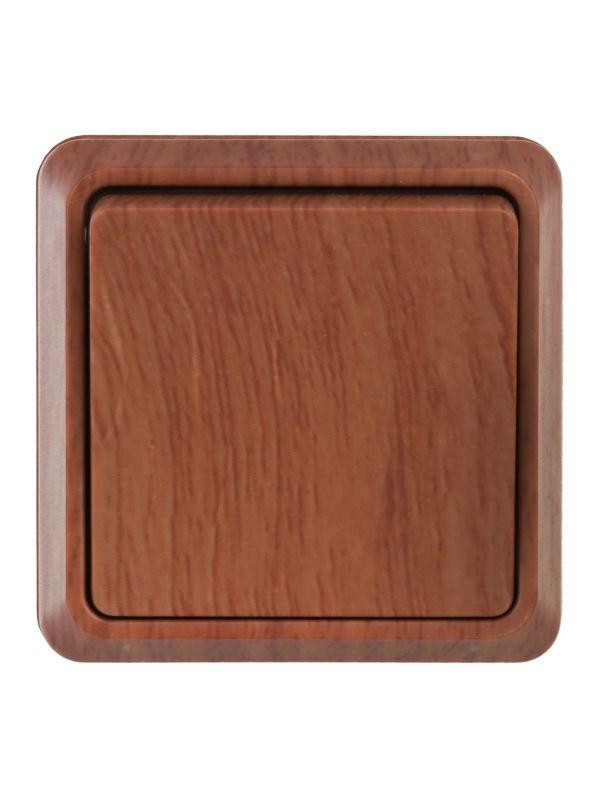 Выключатель 1-кл. ОП Октава 10А IP20 ВС20-1-0-ОД дуб IEK EVO10-K04-10-DC