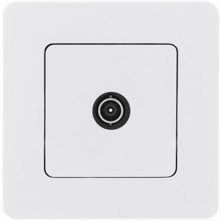 Розетка телевизионная проходная TV Inspiria 14дБ 5-862мГц механизм бел. Leg 673860