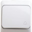Выключатель 1-кл. ОП Этюд 10А IP44 10AX бел. SE BA10-041B